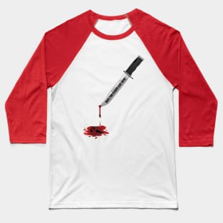 Bloody Ghostface Baseball T-Shirt